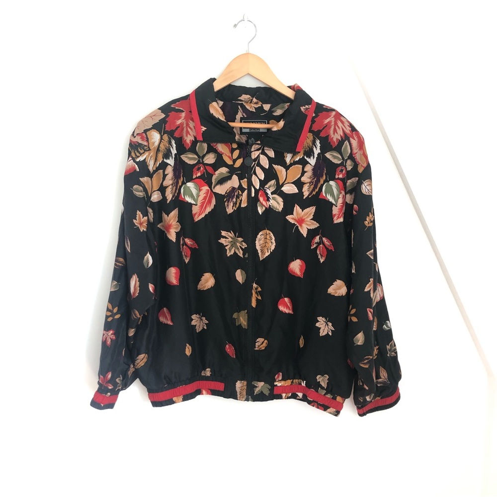 Vintage silk jacket size XL